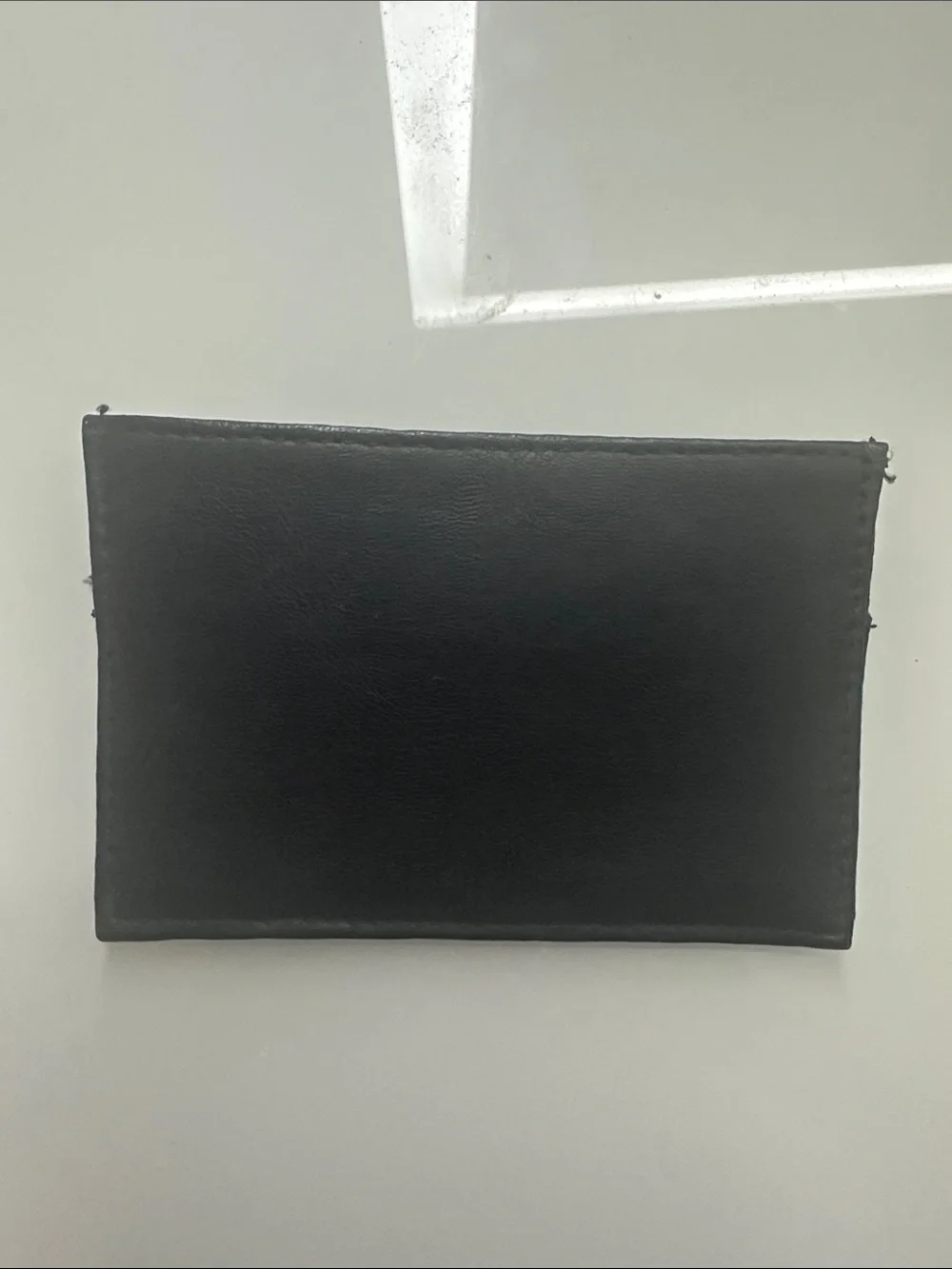 Montblanc Black Leather Slim Card Holder with Embossed Logo